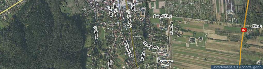 Zdjęcie satelitarne Sobieskiego ul.